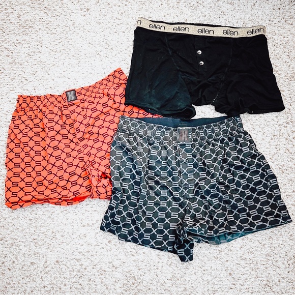 Savage X Fenty Other - Savage  Fenty & Ellen Men's Boxers Underwear Boxer Briefs Size Medium - Set of 3